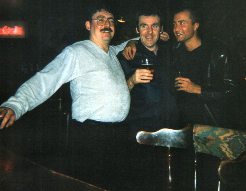 Ian Tomlinson, Peter White and Richard Rostron